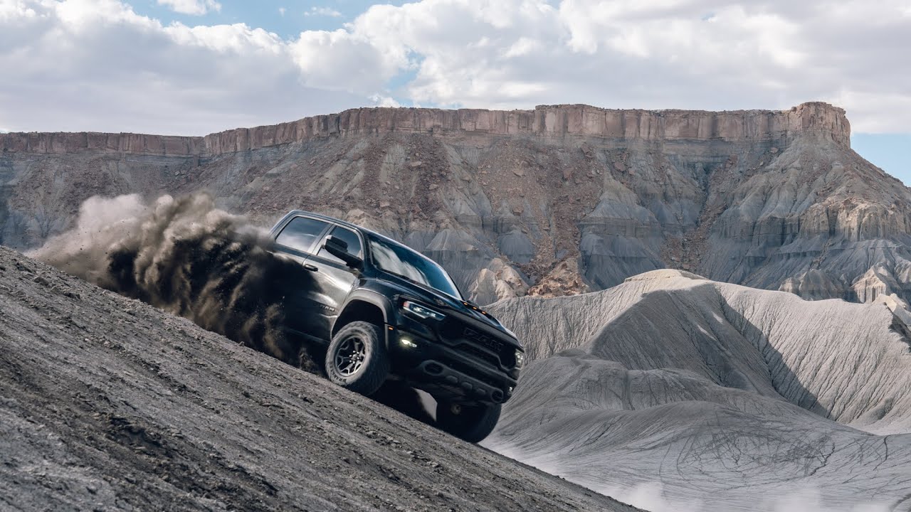 Offroading in a 2022 Ram TRX