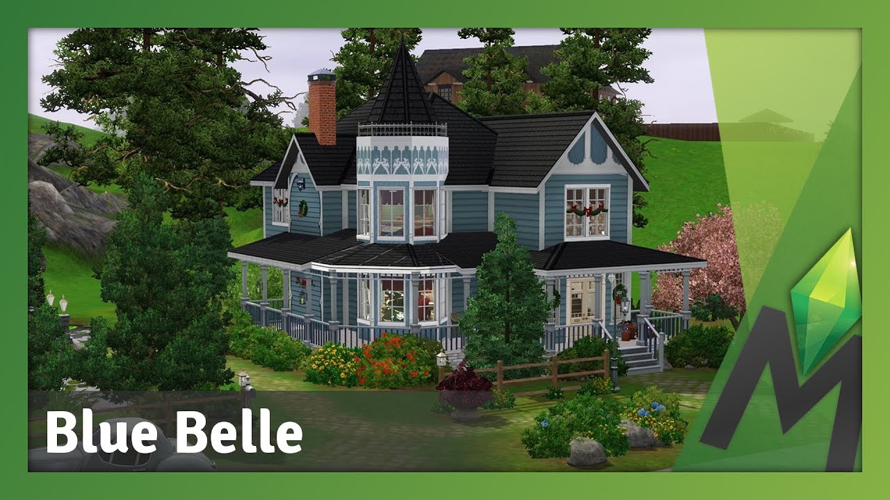 The Sims 3 House Building - Blue Belle