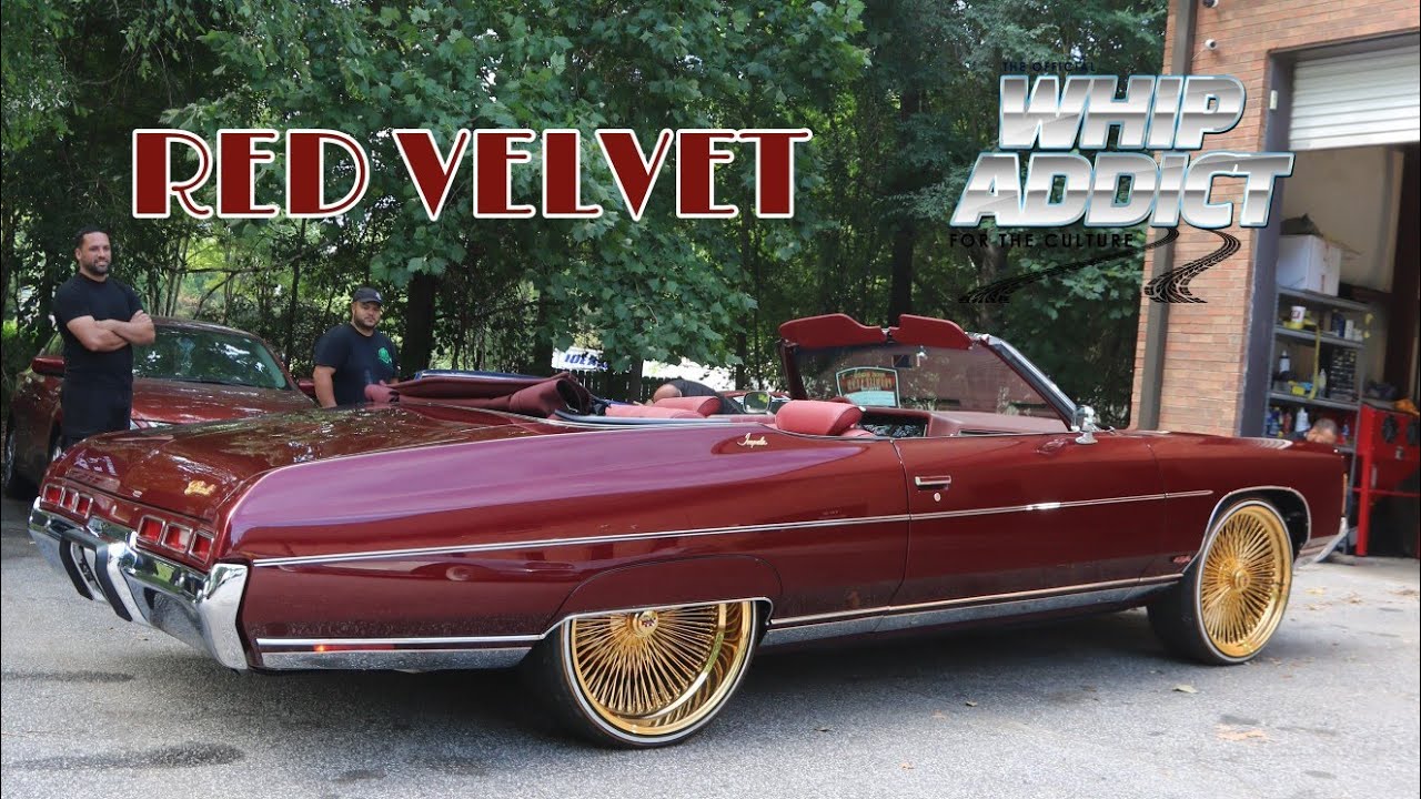 SEMA Donk, Extreme Auto, Twin Turbo 71' Impala Convertible, All New Everything, All Gold Ds