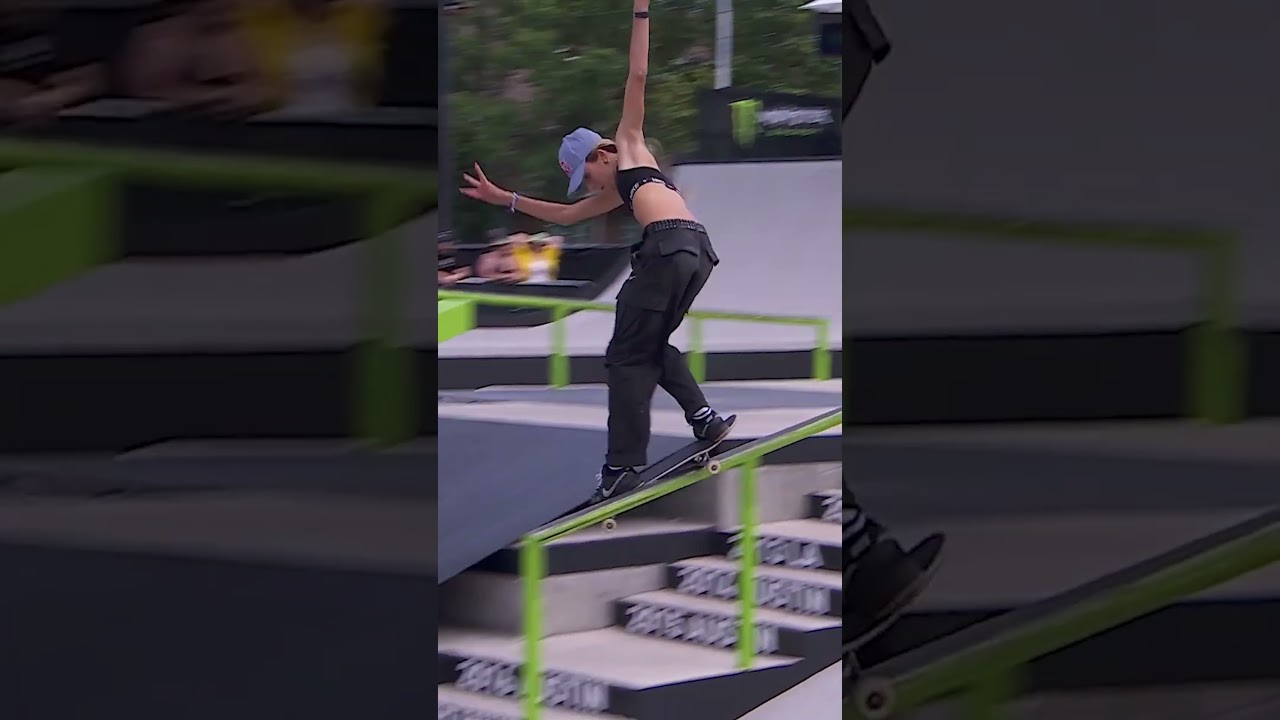 Chloe Covell wins gold in Monster Energy Women’s Skateboard Street