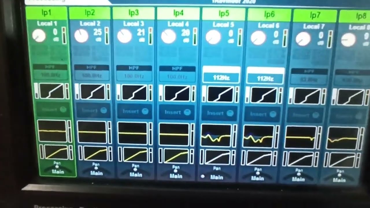 Allen & Heath SQ6... FX ( Effects) & Aux settings..