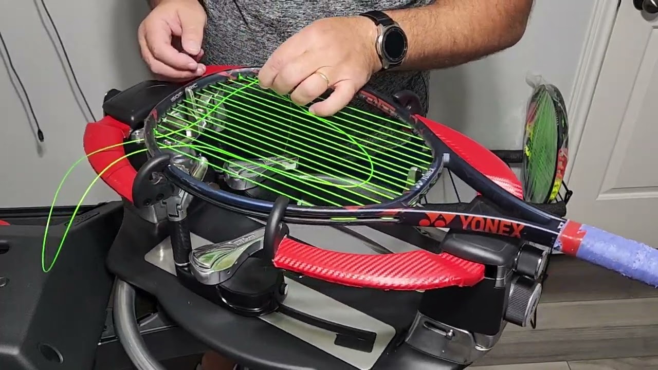2018 Yonex Vcore Pro 97 step by step stringing instructions