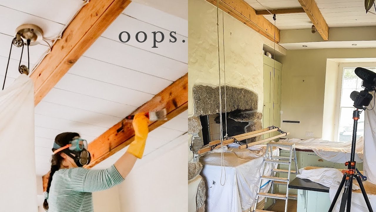 200 Year Old Kitchen Reno DIY GONE WRONG! Oops! KITCHEN RENO PART 3