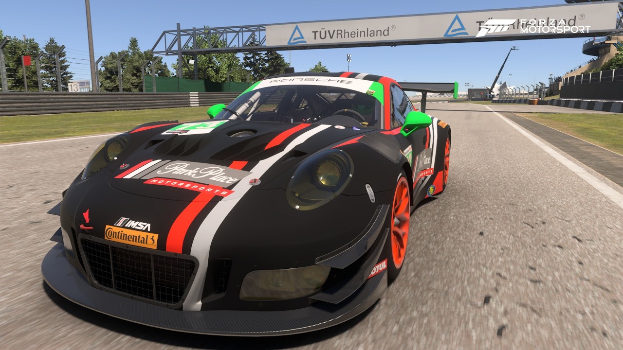 2018 Porsche #73 Park Place Motorsport 911 GT3 R in single player \ Forza Motorsport
