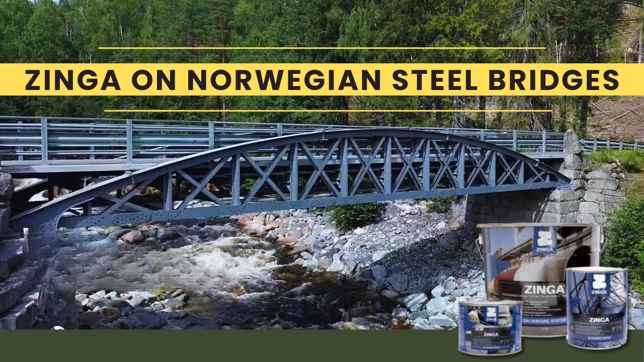 Zinga on Norwegian Steel Bridges | Available at Igoe International Ltd. - Zinga Distributor, Ireland