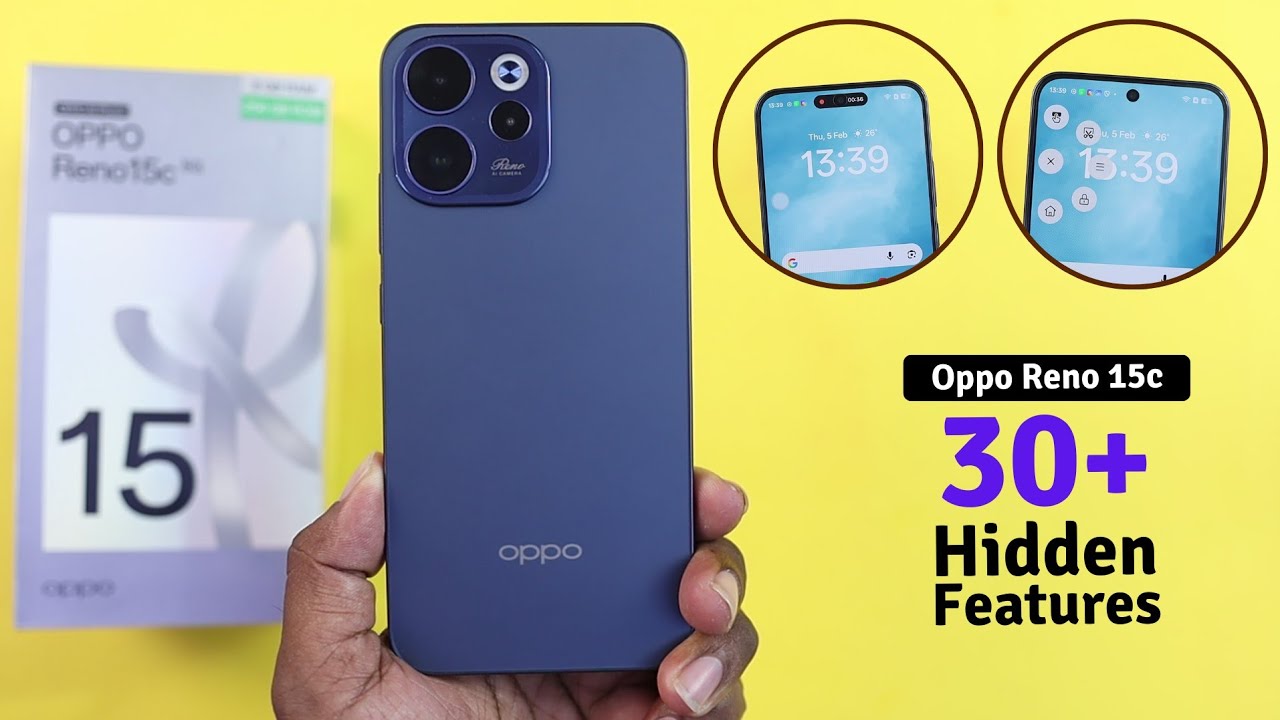 Oppo Reno 15C Top 30+ Hidden Features | Oppo Reno 15C Tips and Tricks