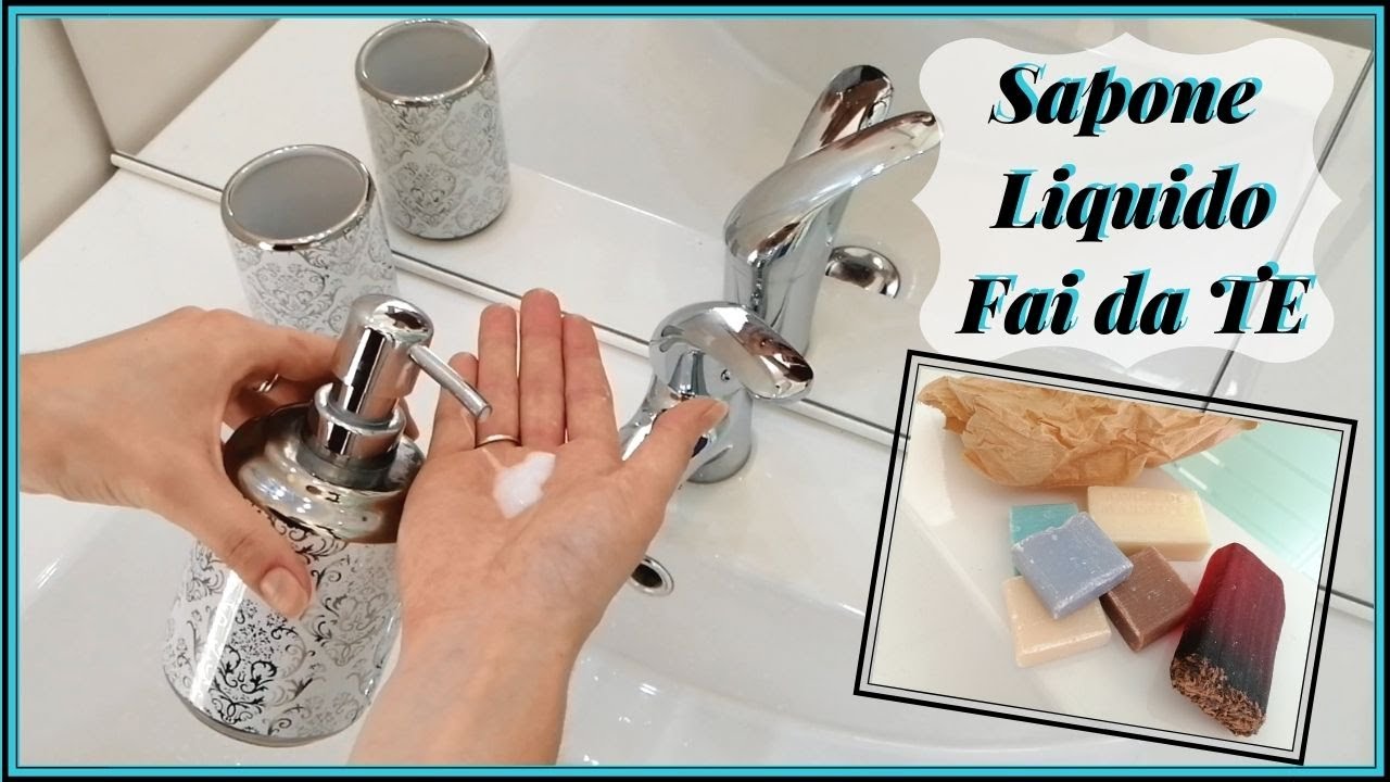 SAPONE LIQUIDO & Bagnoschiuma Fai da Te e come mantenerlo liquido!!!