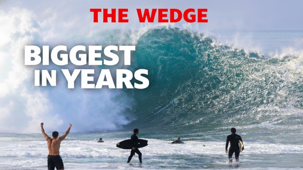 THE WEDGE | Biggest and Best Waves in Years | RAW | Loop