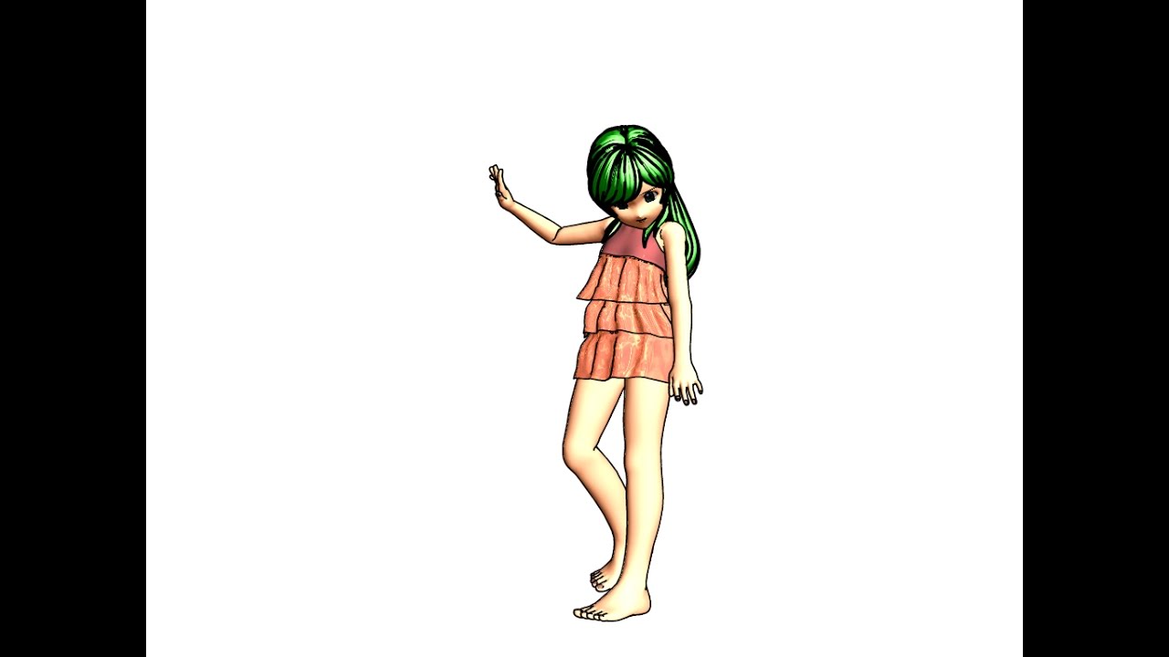 DAZ ANIMATION SCENE TO 3DSMAX + FINALTOON = Chibi Animation Test