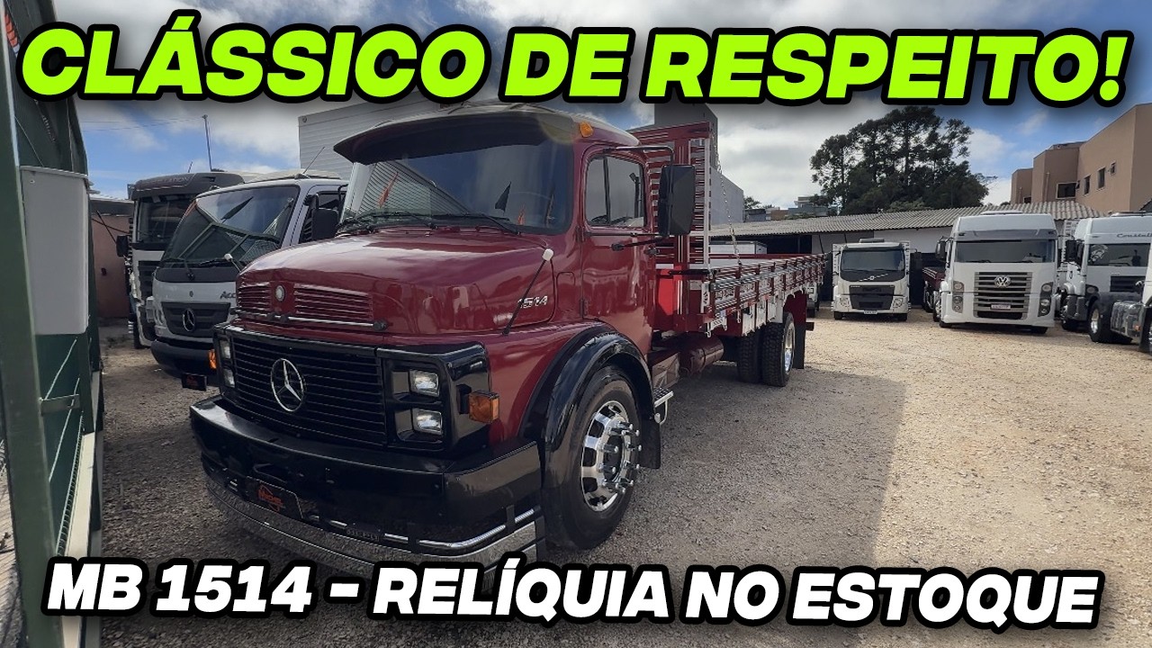 RARIDADE! Mercedes 1514 – clássico que quase não aparece