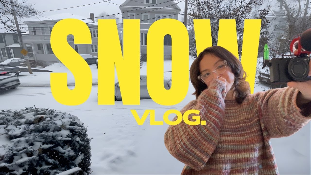 A Snow Day… at the Beach?! ❄️🌴 | Unexpected Winter Vlog | Carson Beach | Boston
