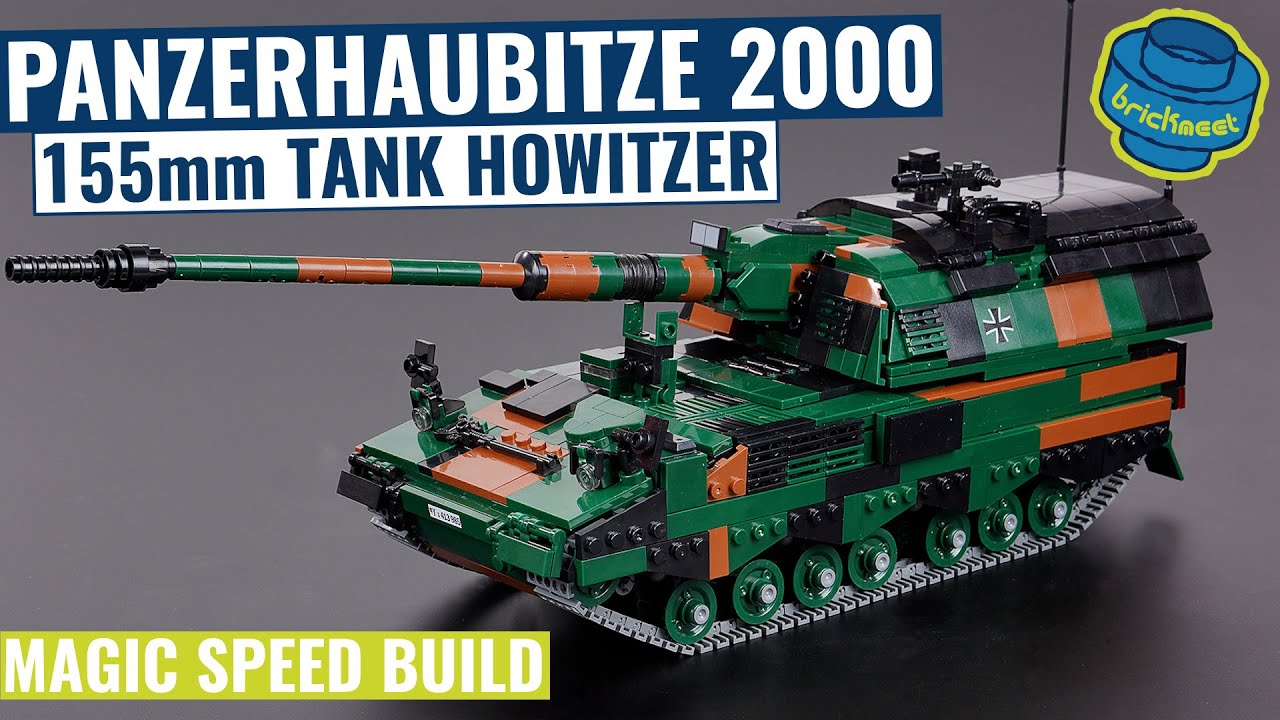 Panzerhaubitze 2000 - 155mm Tank Howitzer - Xingbao-XB-06047 (Speed Build Review)