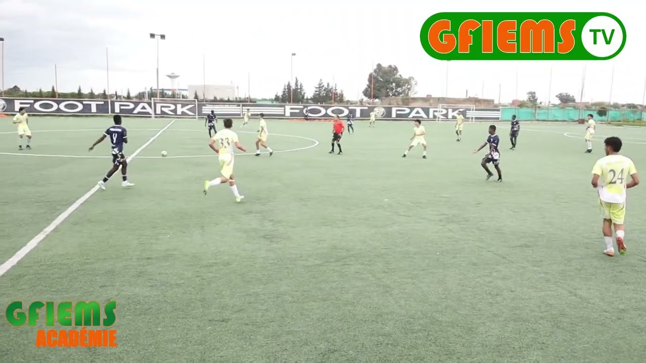 CHAMPIONNAT CHALLENGER U19 8ème  JOURNÉE GFIEMS ACADÉMIE VS ESFC VICTOIRE DE GFIEMS 24 CONTRE 1