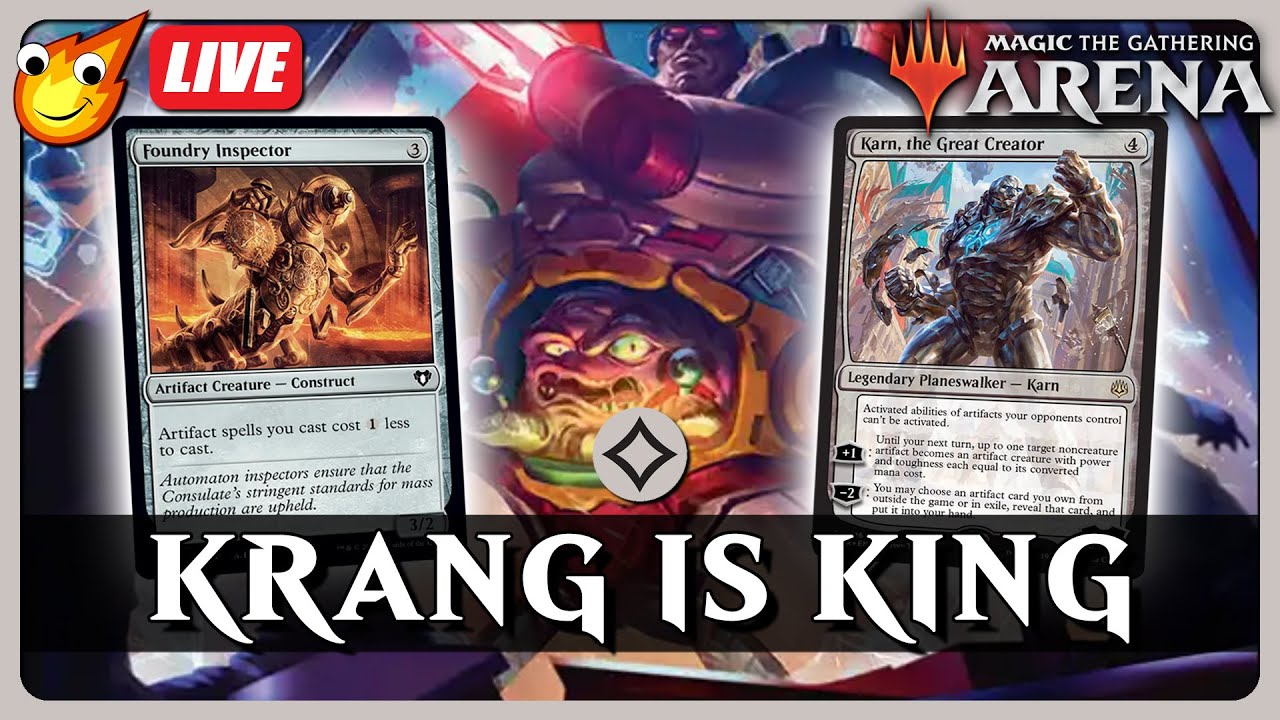 LIVE NOW | Krang Colorless Ramp is King | Budget Historic MTG Arena