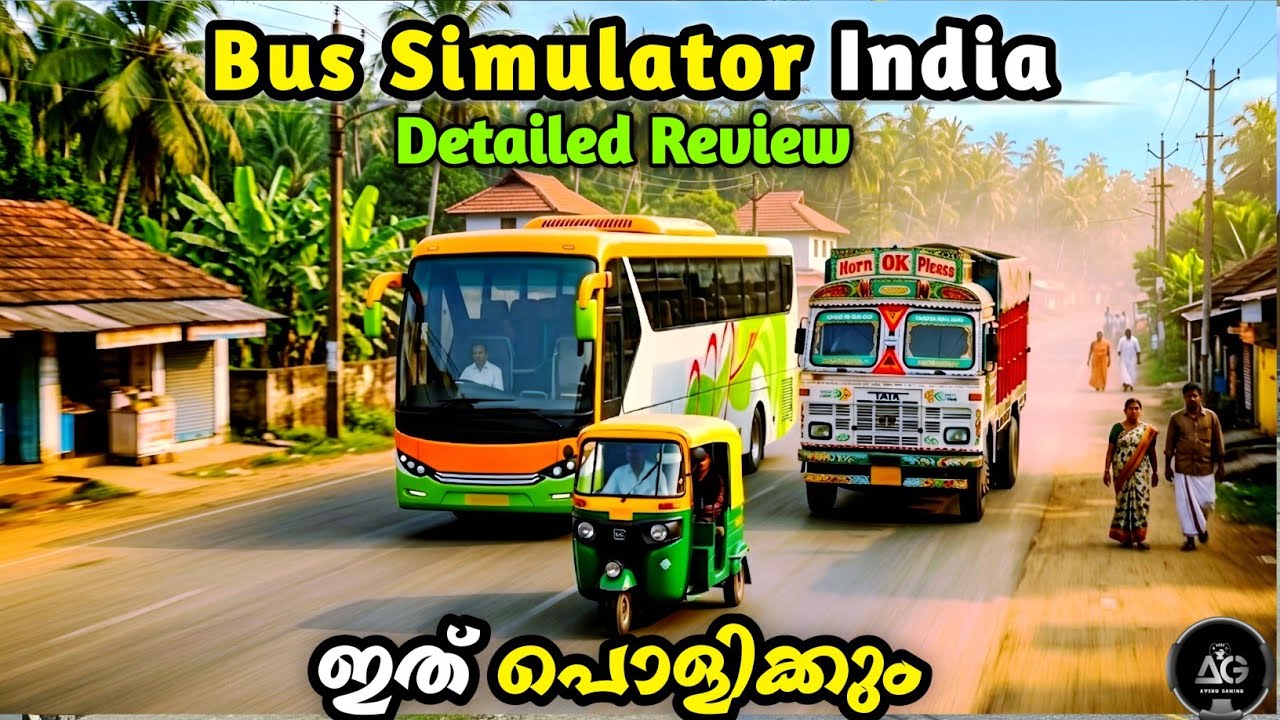 Bus Simulator India - BUSSIN | Detailed Malayalam Review | 