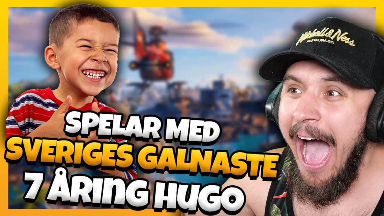 SPELAR MED SVERIGES GALNASTE 7 &Aring;RING HUGO I FORTNITE *D&Ouml;R AV GARV*