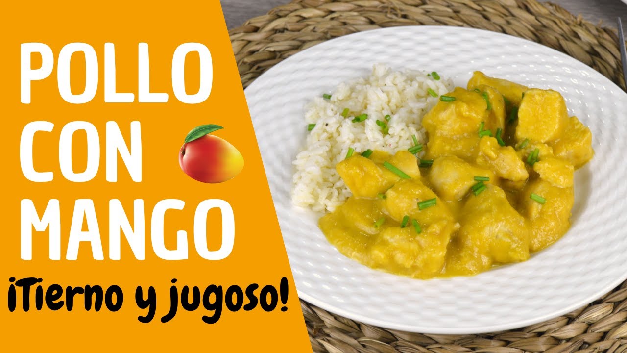 POLLO en SALSA DE MANGO 😋😋 ¡No te vas a creer lo rico que está!  RECETA FÁCIL