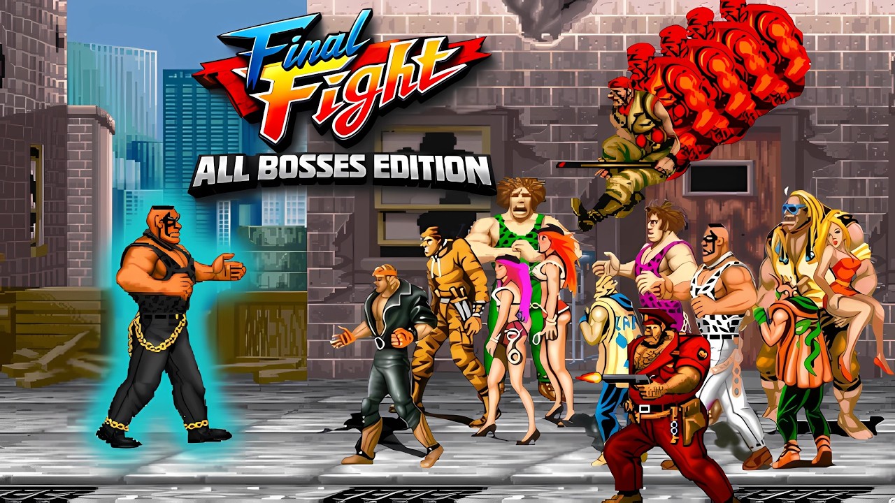 Final Fight (ALL BOSSES EDITION) Abigail playthrough/Longplay
