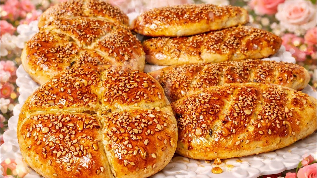 خبيزات معمرين بعجينة قطنية خفيفة بحشوة لذيذة وبمكونات بسيطة😋