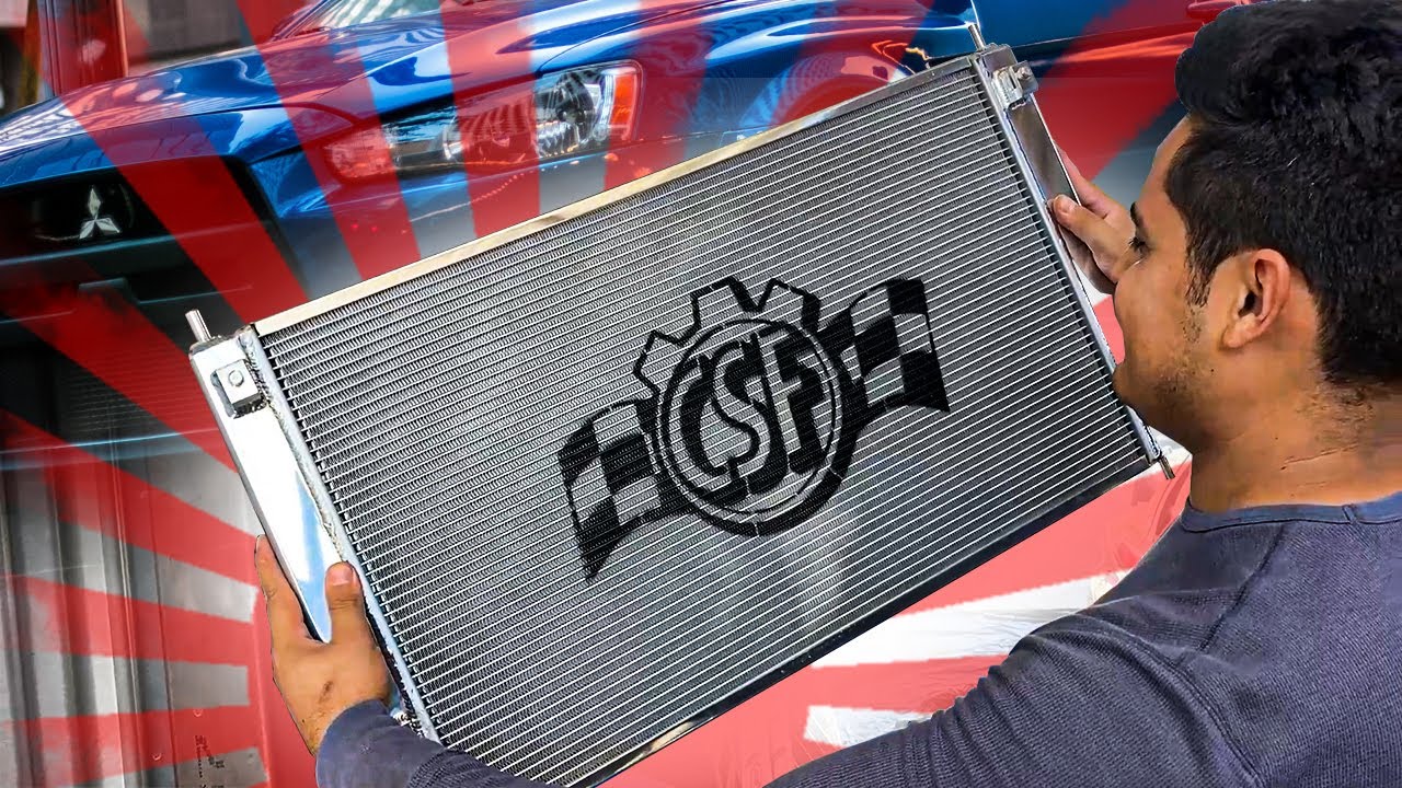 EVO X CSF Radiator and Spal Fans [Evo Cooling Upgrade]