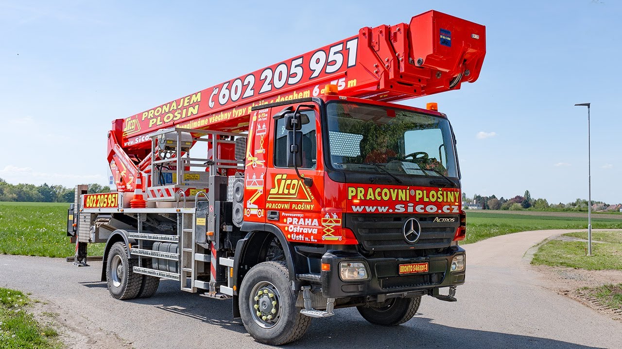 Autoplošina M-B Actros 4x4 BRONTO SKYLIFT S46XDT