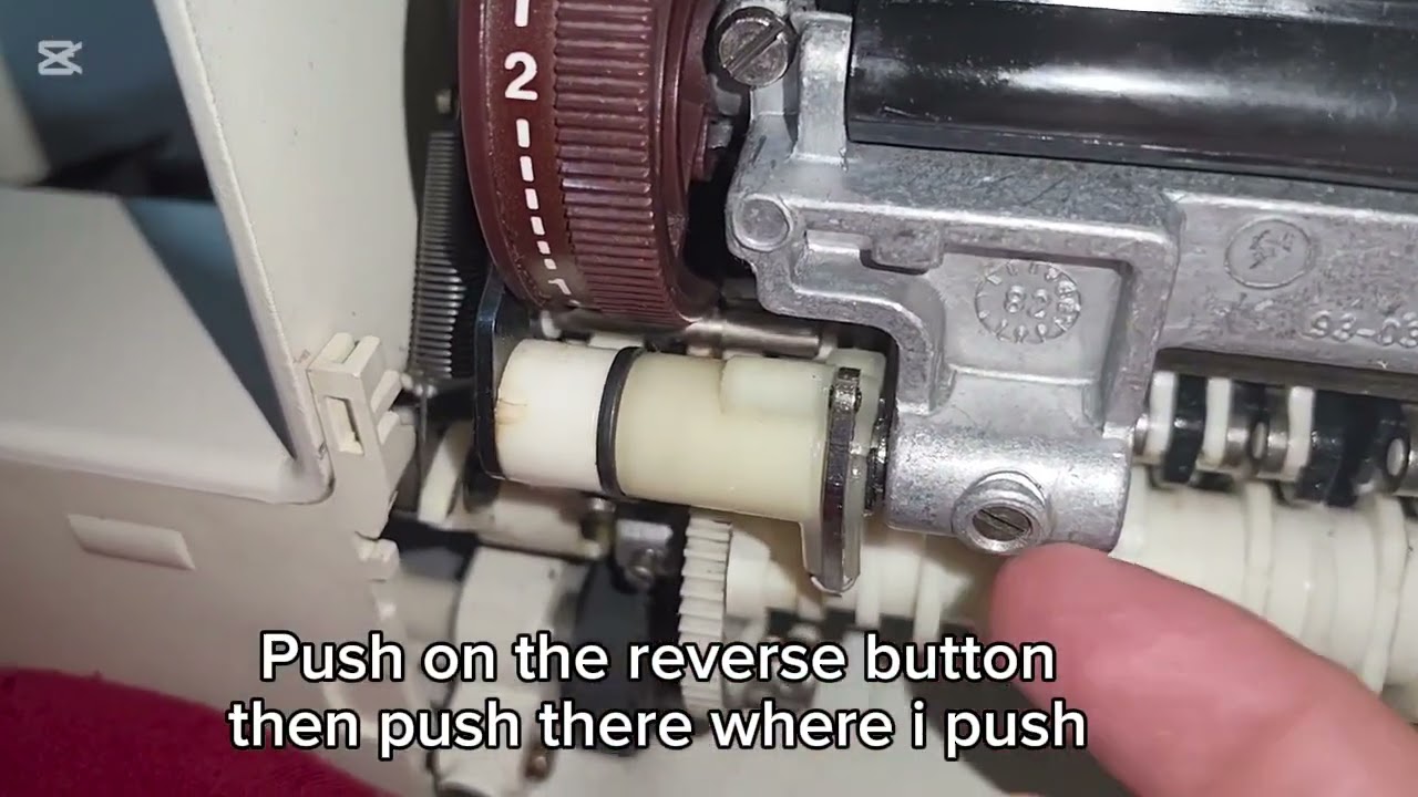 Pfaff Tipmatic 1035 stuck in reverse - Solved
