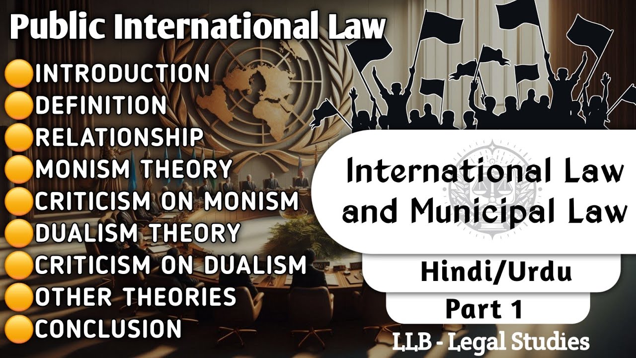Relationship between International Law and Municipal law | Monism and Dualist Thoery | Legal Way YT.
