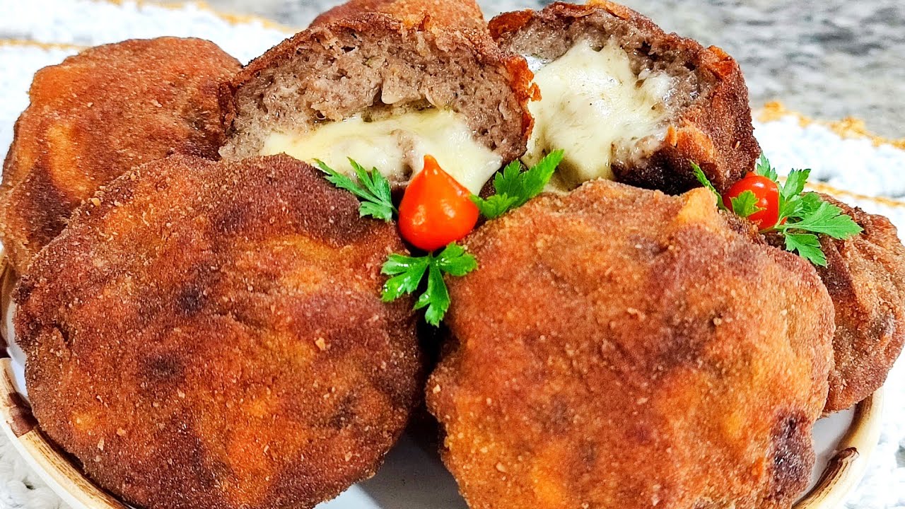 Fiz com CARNE MOÍDA o bolinho que TODOS ME PEDEM a receita