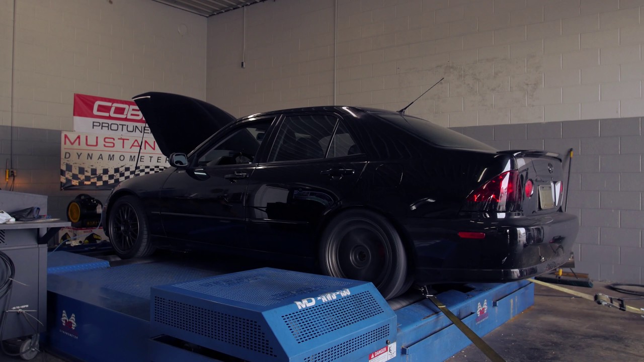 2JZ-GTE single turbo IS300 dyno tuning