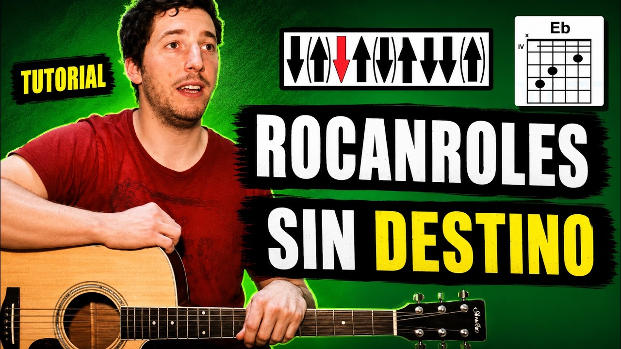 TUTORIAL: Rocanroles sin destino - Callejeros | GUITARRA acústica