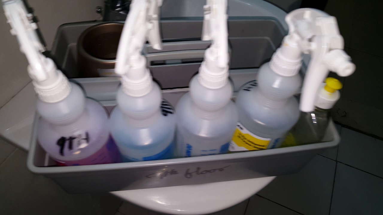 Housekeeping chemicals | Ecolab'S dilution control systems| how to refill liquid bottles