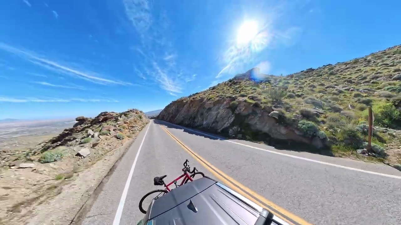Driving up from Anza Borrego