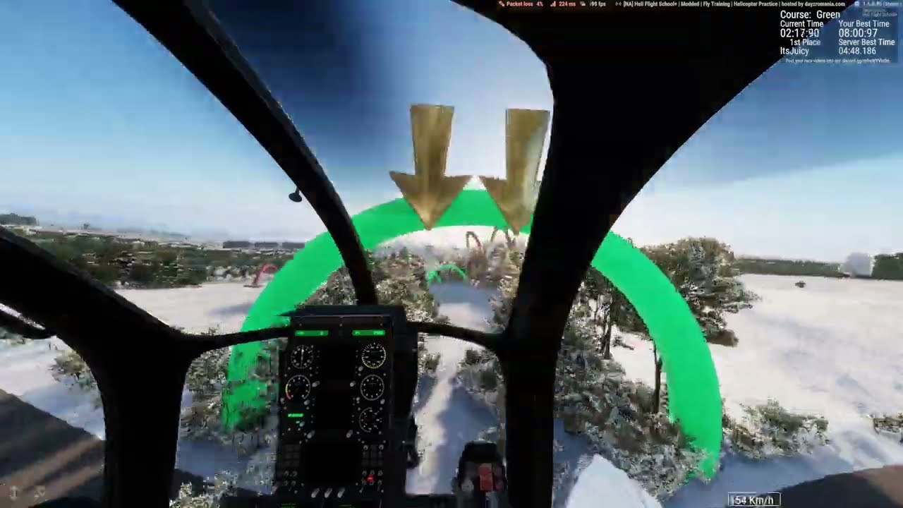 Heli no Arma Reforger: a Difícil Pista Verde