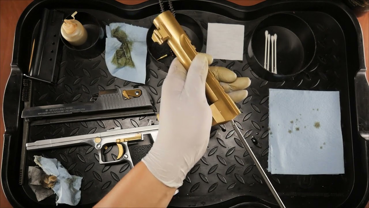 ASMR Gun Cleaning: The Deagle (Desert Eagle)