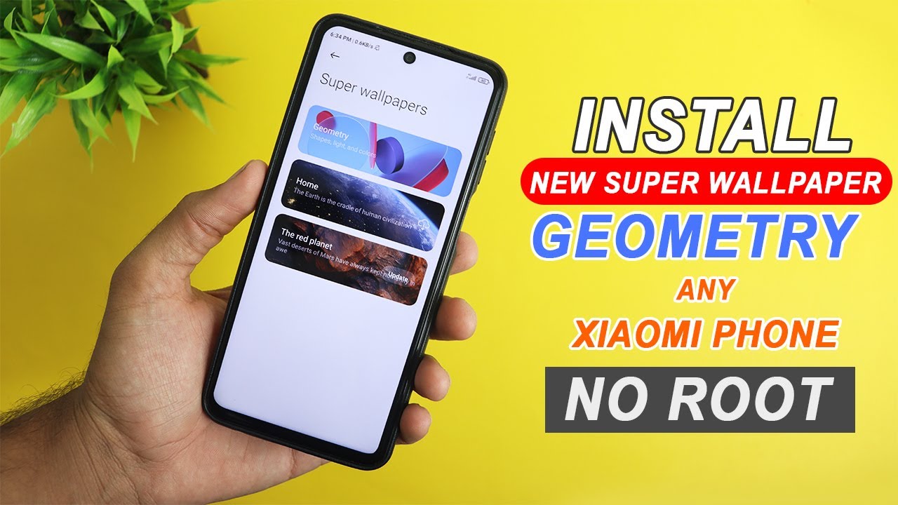 MIUI 12 NEW GEOMETRY SUPER WALLPAPER FIRST LOOK! INSTALL ON ANY XIAOMI PHONE