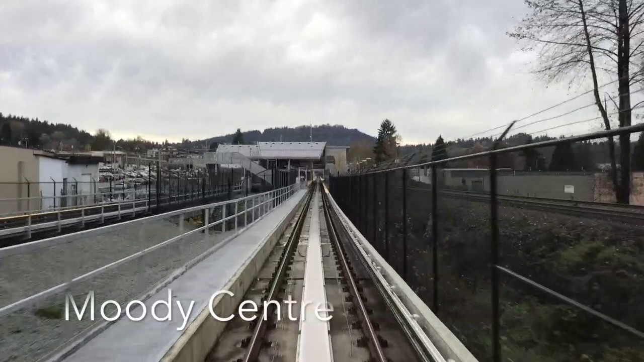 SkyTrain Evergreen Extension.  Lafarge Lake to Lougheed.