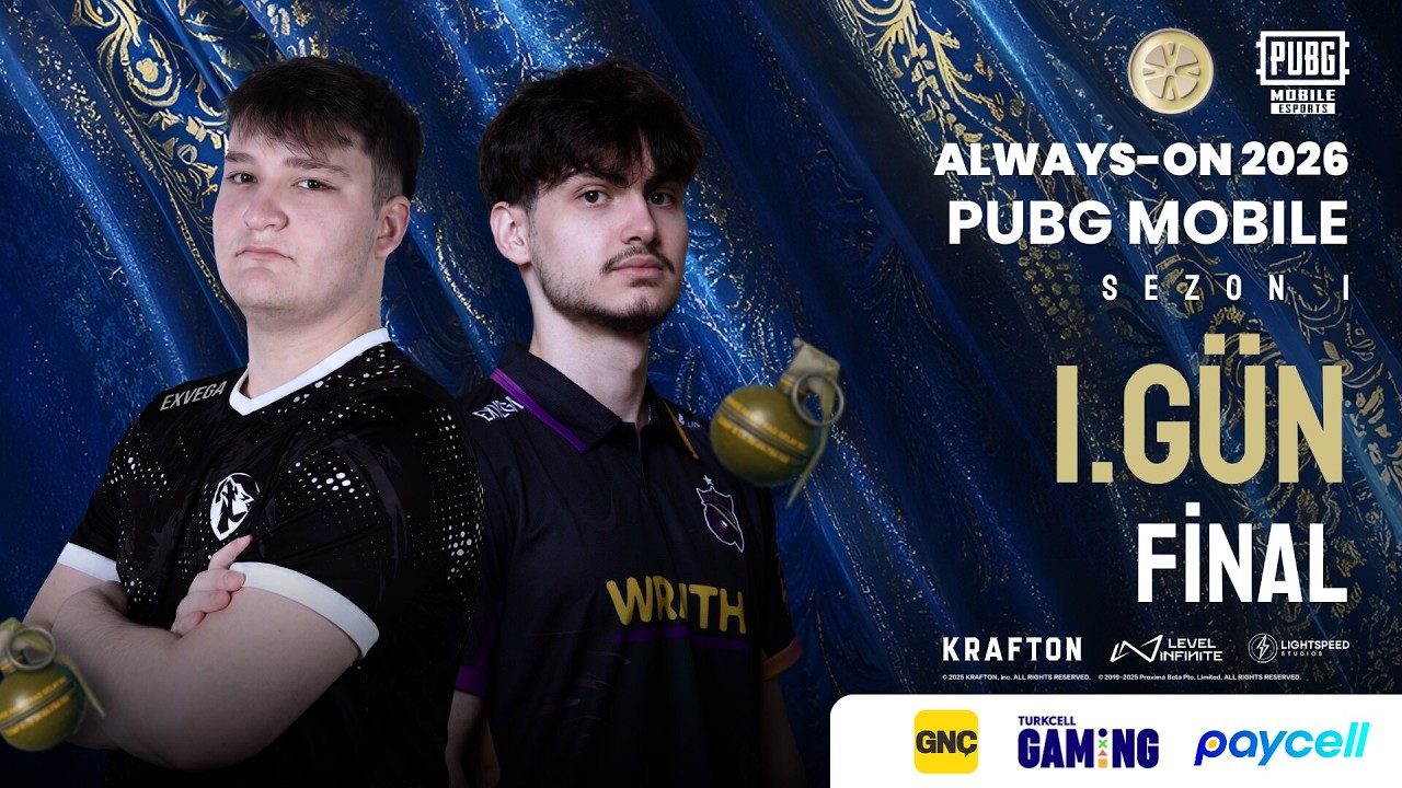 Always-ON PUBG MOBILE 2026 | Sezon 1 Gün 1 | Aylık Büyük Final