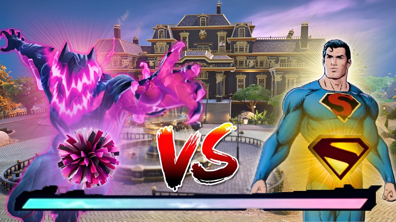 PEN INK SUPERMAN VS STORM BEAST POM POMS CHALLENGE IN FORTNITE ( NEW! Fortnite Chapter 6 Season 3 )