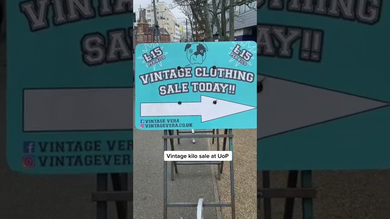 #Shorts - Student Ben goes vintage shopping at the Portsmouth Student Union