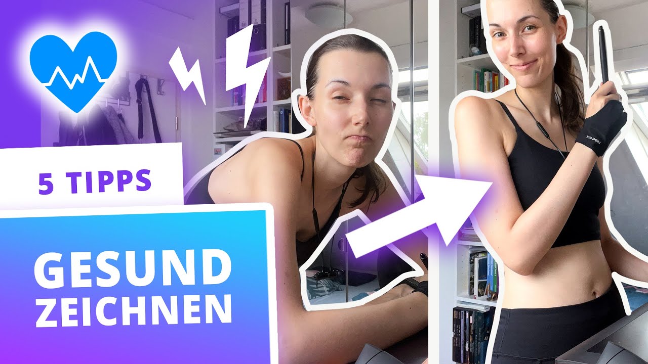 Körperhaltung beim Zeichnen | 5 Tipps für mehr Ergonomie