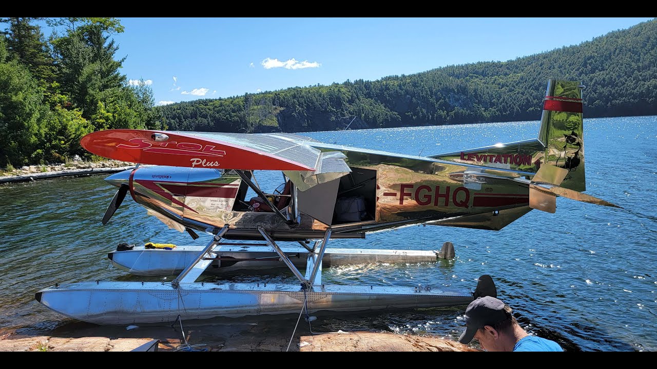 How slatted wings improves the performance of short takeoff and landing of a float plane.
