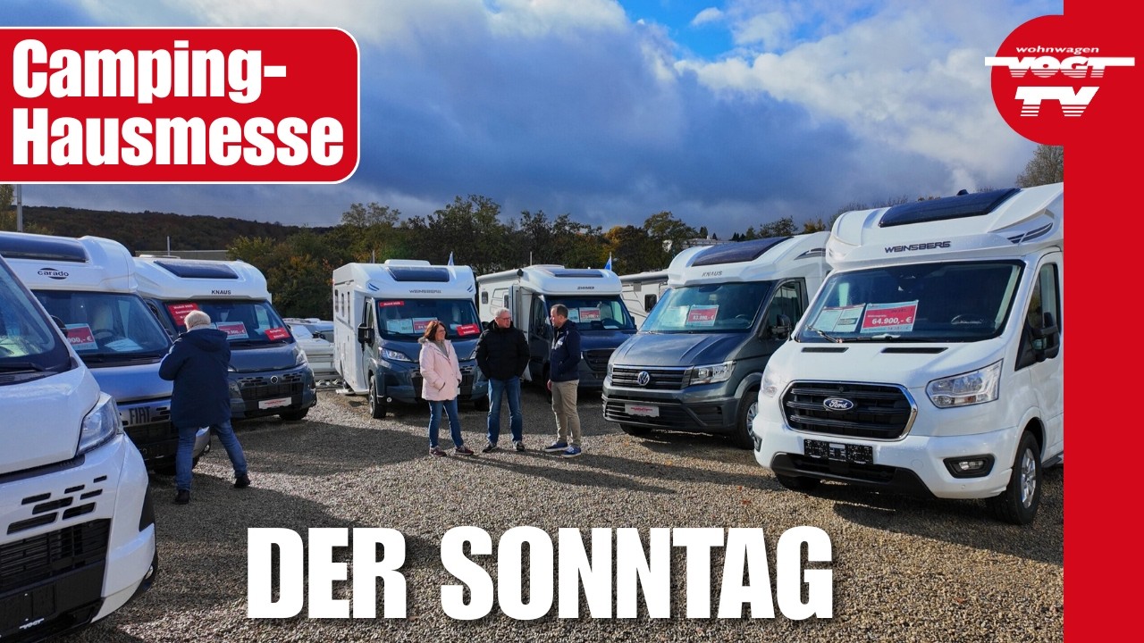 Camping-Hausmesse letzter Tag - der Herbst zeigte sich von seiner guten Seite 😎