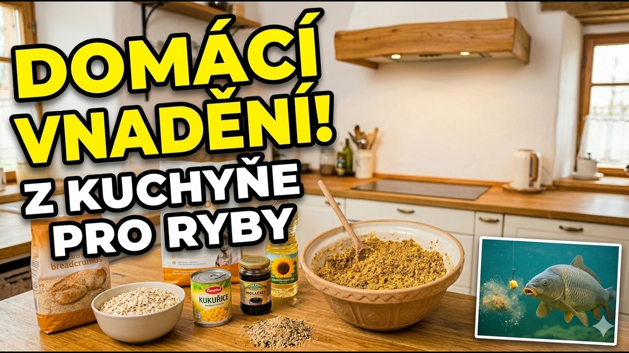 Domácí VNADĚNÍ! Vyrob si krmení na kapry z kuchyňských zásob