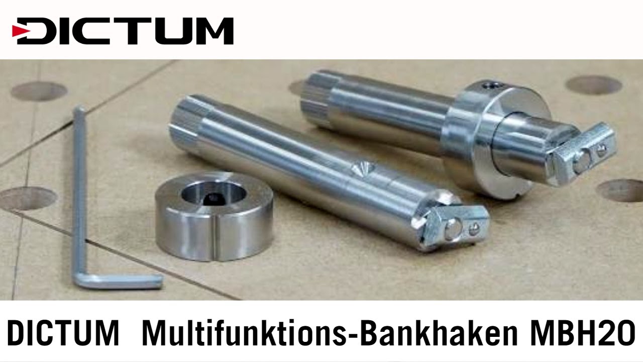 DICTUM Multifunktions-Bankhaken MBH20 - die Erg&auml;nzung f&uuml;r den MFT PRO