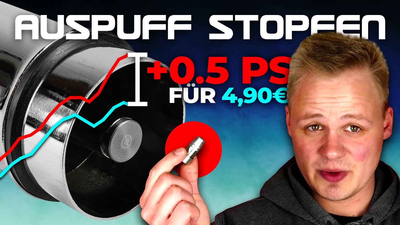 0,5 PS mehr f&uuml;r 4,90&euro; + Ger&auml;uschreduzierung  - Simson Tuning durch Auspuff-Stopfen