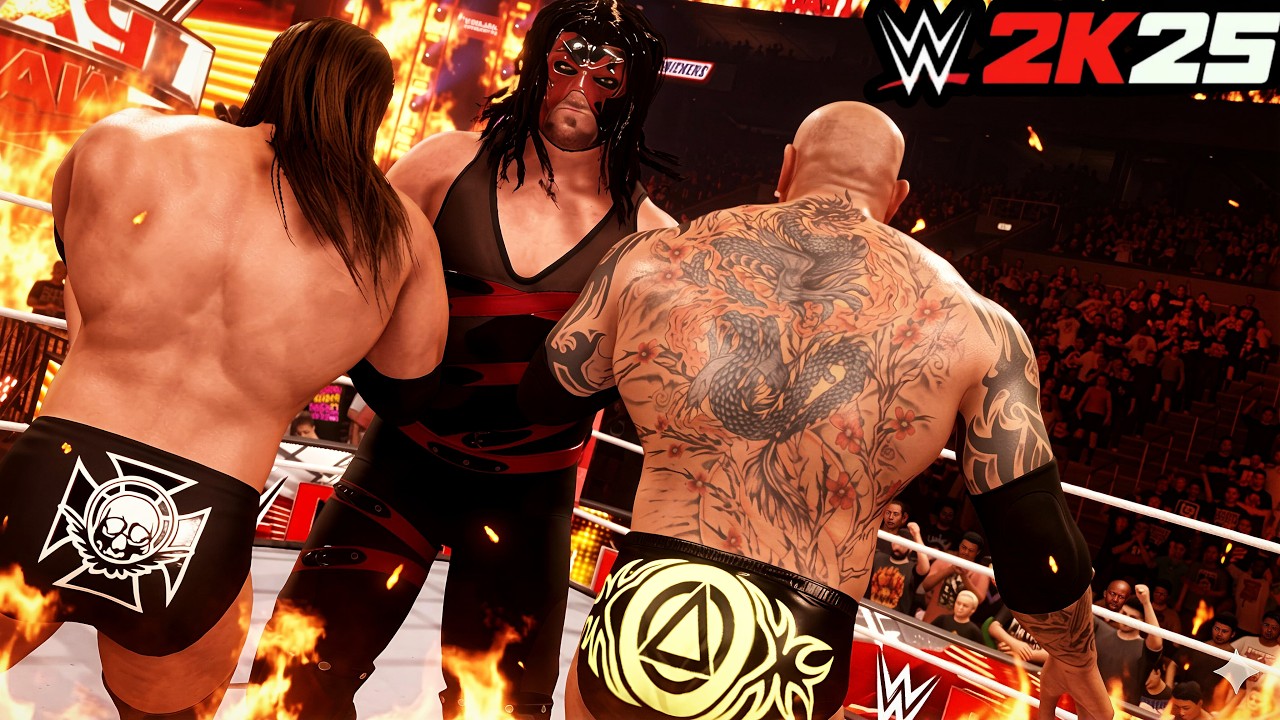 WWE 2K25 - Triple H vs Batista vs Kane | Triple Threat Match At DAY1!