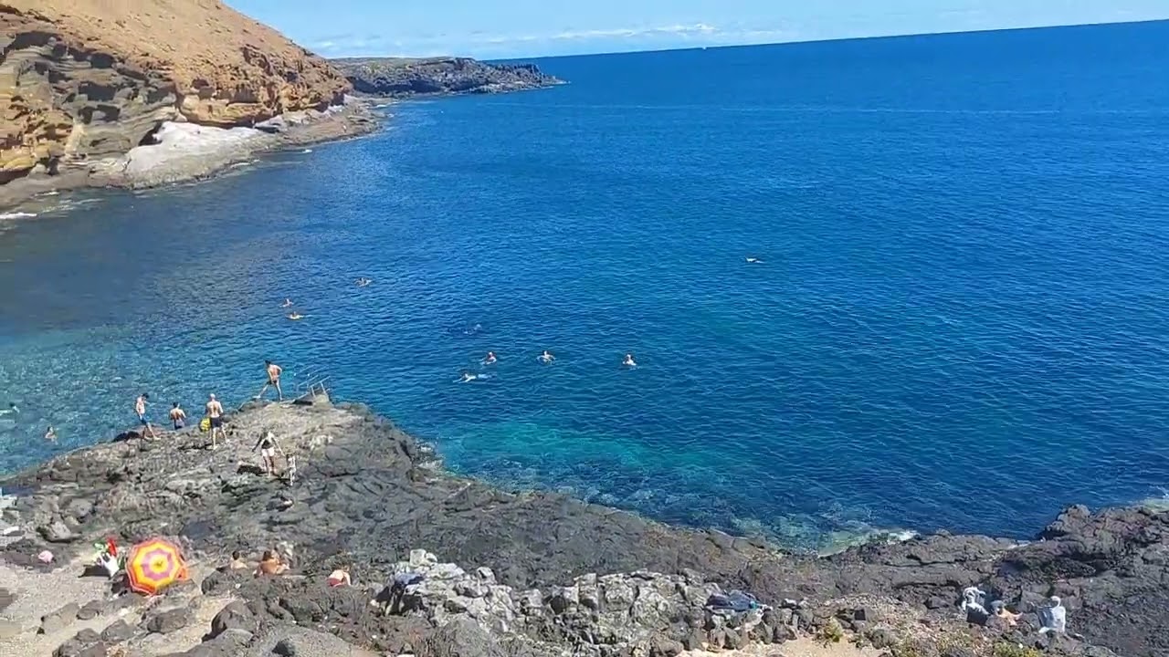 Секретики Tenerife.  Montaña Amarilla Жёлтая гора Costa del Silencio