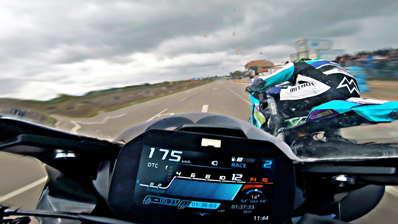 BMW S1000RR VS ZX10R | FULL ROAD RACE in Frohburg