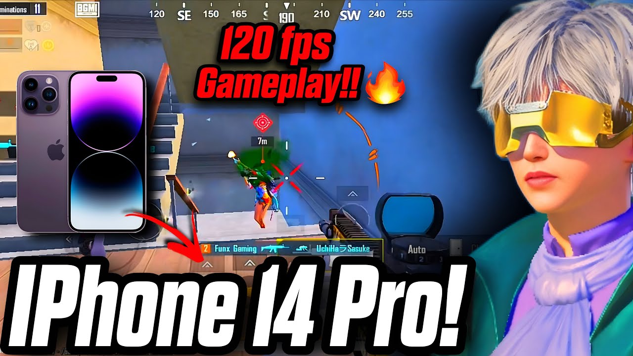 BGMI 120 FPS Gameplay on iPhone 14 Pro 😱 ExtremeSmoothness!