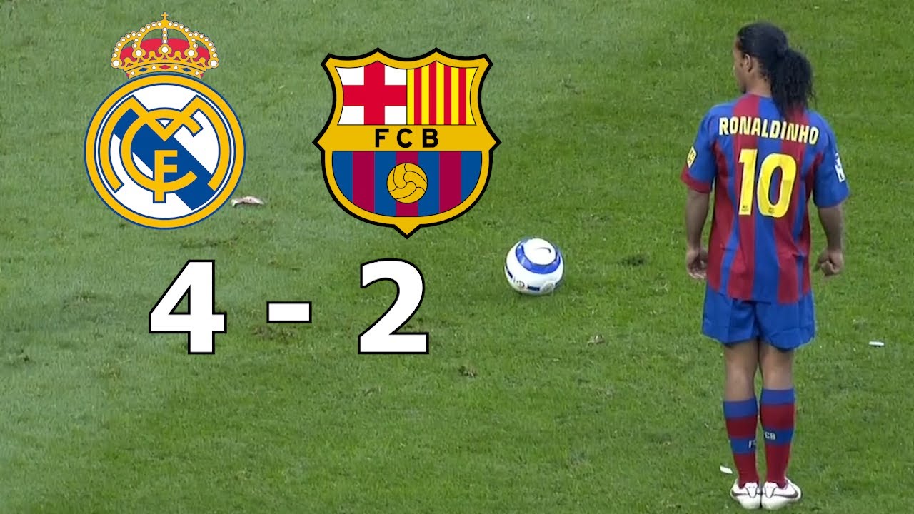 ►REAL MADRID 4-2 FC BARCELONA ◄ ▪ 2005/2006 Highlights Commentary ▪ HD